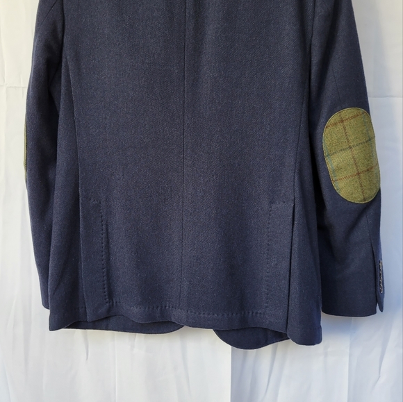 NWOT Toro Osbourne Men's Casual Blazer  Wool Blend, Slim Fit, Size 40 R (Eur 50) - Picture 10 of 13